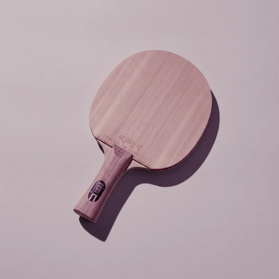 Nittaku Acoustic blade, ply edge detail